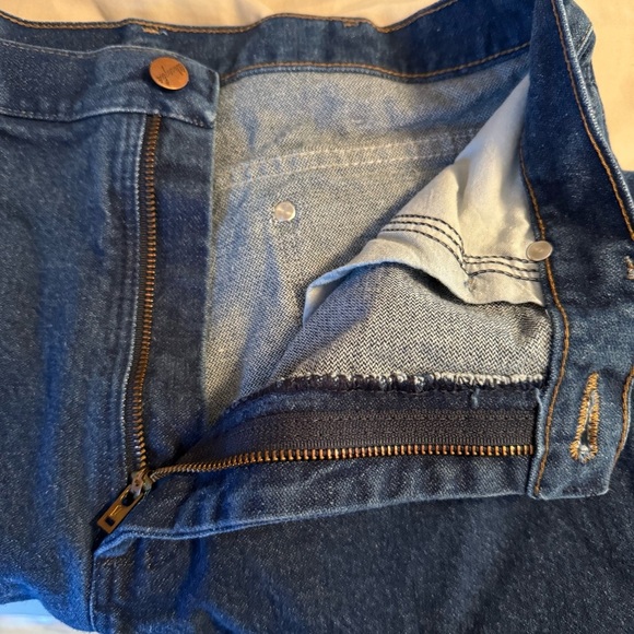 Wrangler Jeans Men Size 32x36 Original Fit Blue Denim 5 Pocket Cowboy Western - Picture 5 of 10